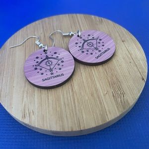 Sagittarius Zodiac Sign Earrings